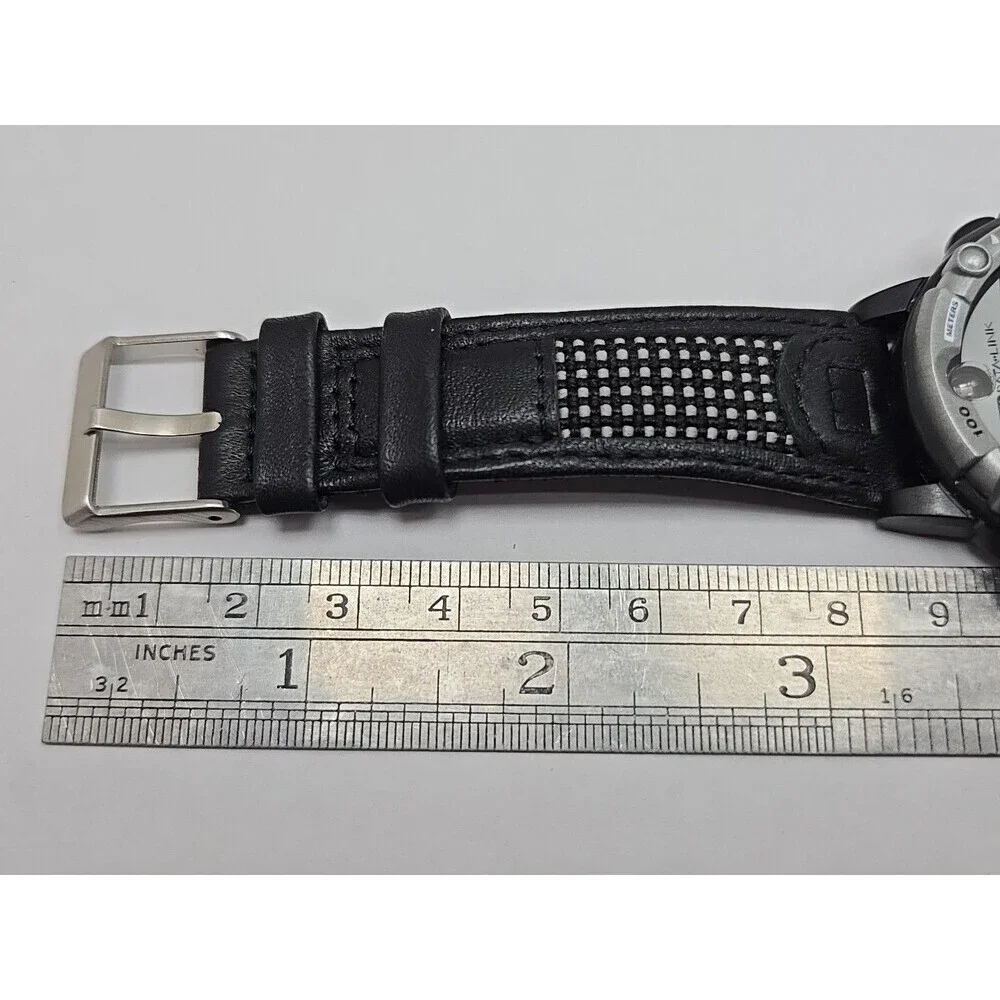 Vintage Timex Data Link Ironman Triathlon Watch Multi Lap New Battery -    Read